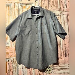 Orvis Gray Short Sleeve Button Down Shirt